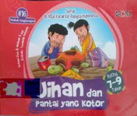 Image of Jihan dan pantai yang kotor